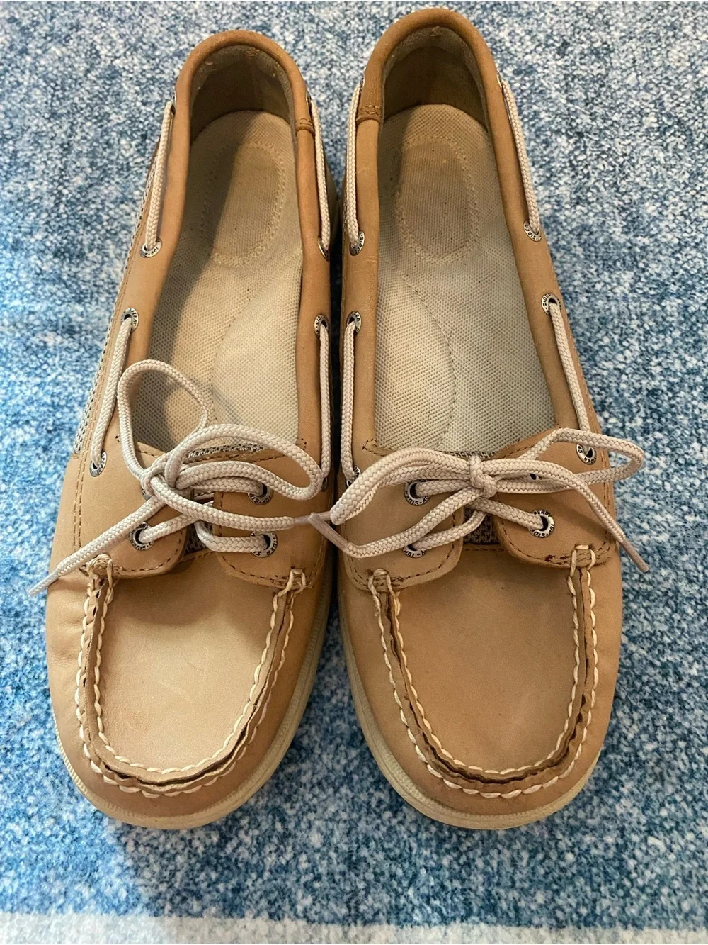 Sperry Men's Boat Shoes in Tan and Beige